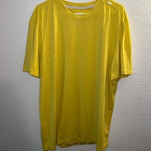 Lululemon Athletica Yellow Short Sleeve Tee Vibrant Classic